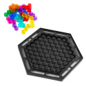 Łamigłówka Logiczna Sexangle Puzzle Tetris 16 Klocków 112 Zadań