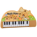 Pianinko Muzyczne Dla Dzieci Kapibara Mini Keyboard 22 Klawisze