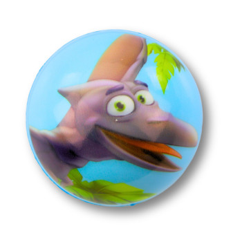 Piłka Piłeczka Piankowa Do Odbijania Zabawy Dinozaury 6,5 cm