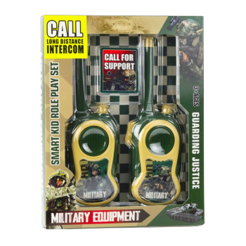 Walkie Talkie Krótkofalówki Militarne Wojskowe Dla Dzieci 300m