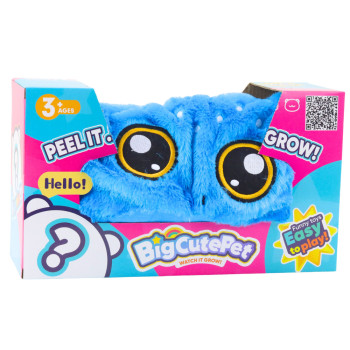 Piłka Do Skakania Rosnąca Pluszowa Rekin Niebieski Pompka 50 cm