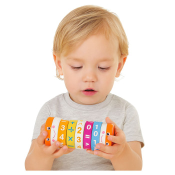 Edukacyjny Walec Matematyczny Dla Dzieci Układanka Nuka Liczenia