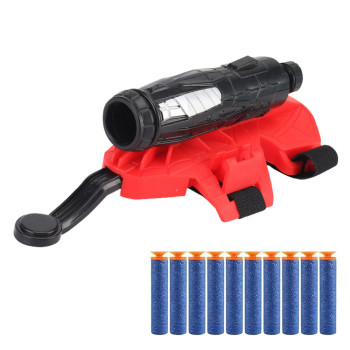 Rękawica Z Wyrzutnią Na Strzałki Piankowe Spider  Dla Dzieci 10szt.