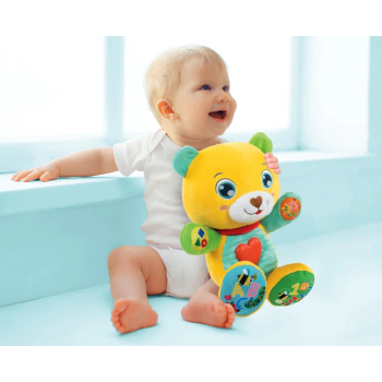 Kolorowy Interaktywny Misiek Lelek Język Polski Clementoni 50939