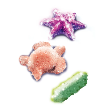 Naukowa Zabawa Zestaw Fluorescencyjne Kryształy Język Polski Clementoni 60584