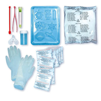 Naukowa Zabawa Zestaw Fluorescencyjne Kryształy Język Polski Clementoni 60584