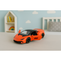 Samochód Sportowy Napęd Pull Back Metalowy Pomarańczowy 1:43