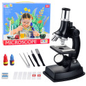 Mikroskop Edukacyjny Dla Dzieci Akcesoria Powiększenie 300x