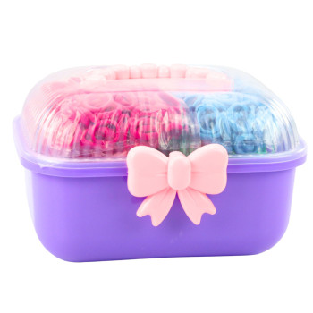 Zestaw Kreatywny DIY Do Robienia Bransoletek Gumki Akcesoria