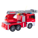 Wóz Strażacki Z Wysięgnikiem Straż Pożarna Napęd Lanie Wody Światła Dźwięki