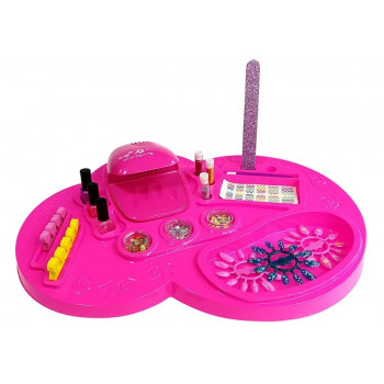 Zestaw Kosmetyczki do Paznokci Suszarka, Lakiery