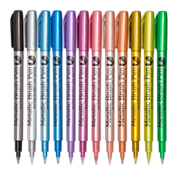 Kolorowy metalowy długopis