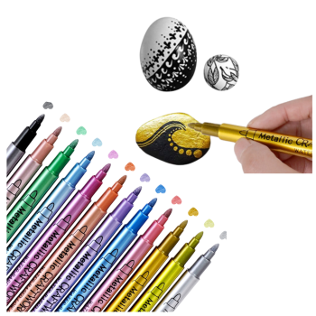 Kolorowy metalowy długopis