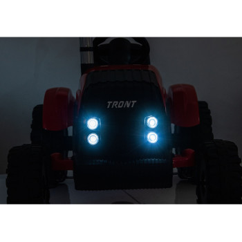 Traktor Na Akumulator CH9959B Z Przyczepą Czerwony 24V