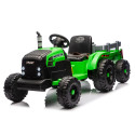 Traktor Na Akumulator CH9959B Z Przyczepą Jasno Zielony 24V