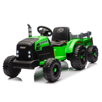 Traktor Na Akumulator CH9959B Z Przyczepą Jasno Zielony 24V