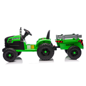 Traktor Na Akumulator CH9959B Z Przyczepą Jasno Zielony 24V