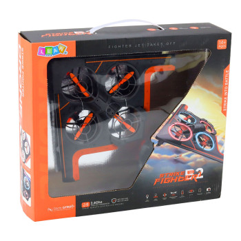 Dron Zdalnie Sterowany RC Latający Quadcopter Światła LED Aplikacja