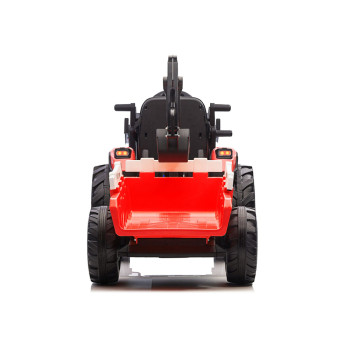 Koparka Z Naczepą Na Akumulator SX2068 Czerwona