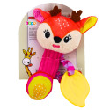 Pluszowa Grzechotka Jelonek Z Gryzakiem i Piszczałką Dla Niemowląt