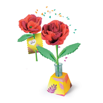 Idea Art Zestaw Kreatywny Mini Fabryka Kwiatów Róża Clementoni 18168