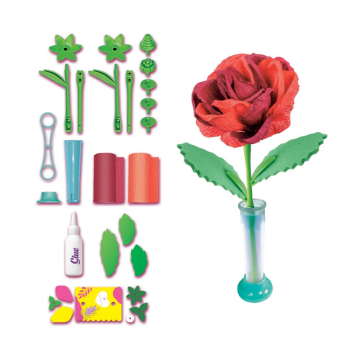 Idea Art Zestaw Kreatywny Mini Fabryka Kwiatów Róża Clementoni 18168