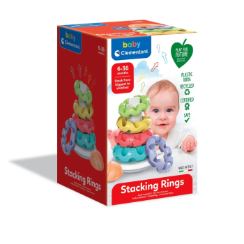 Kolorowa Wieża 5 Pierścieni Clementoni 17732