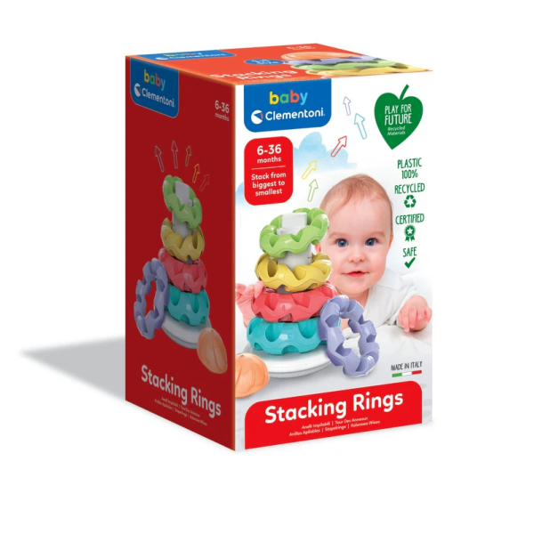 Kolorowa Wieża 5 Pierścieni Clementoni 17732