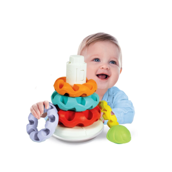 Kolorowa Wieża 5 Pierścieni Clementoni 17732