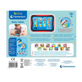 Dziecięcy Mówiący Tablet Język Polski Niemiecki Portugalski Turecki Clementoni 17535