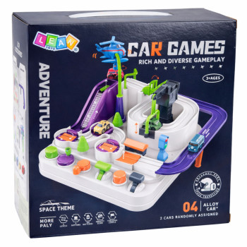 Samochodowy Tor Przeszkód Interaktywny Parking Edukacyjny 4 Auta