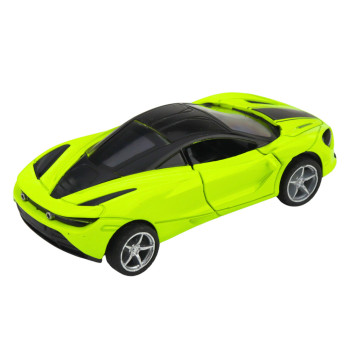 Samochód Sportowy Metalowy Napęd Światła Dźwięki Zielony 1:32