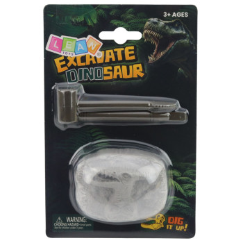 Zestaw Archeologiczny Wykopaliska Kamień z Dinozaurem Figurka Narzędzia