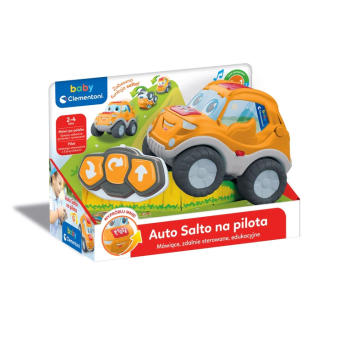 Mówiące Edukacyjne Zdalnie Sterowane Przewrotne Autko Salto Język Polski Clementoni 50936