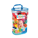Clemmy Kolorowy Zestaw Woreczek 20 Miękkich Klocków Clementoni 17877
