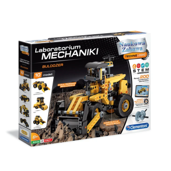 Naukowa Zabawa Laboratorium Mechaniki Buldożer Język Polski Clementoni 50633