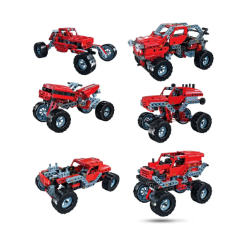 Naukowa Zabawa Klocki Laboratorium Mechaniki Monster Truck Język Polski Clementoni 50062