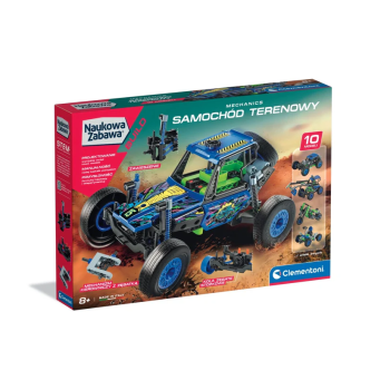 Naukowa Zabawa Klocki Laboratorium Mechaniki Samochód Terenowy Język Polski Clementoni 50918