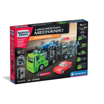 Naukowa Zabawa Klocki Laboratorium Mechaniki Transporter Język Polski Clementoni 50249