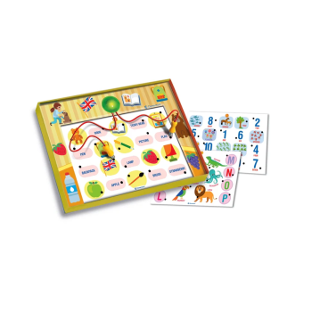 Gra edukacyjna Interaktywny Quiz Angielski Język Polski Clementoni 50943