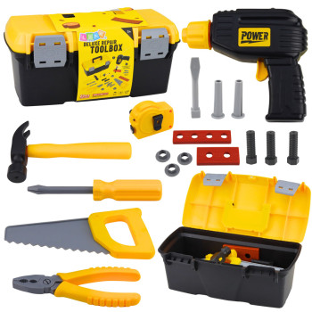 Zestaw Narzędzia w Skrzynce Wkrętarka Na Baterie Akcesoria 23 el.