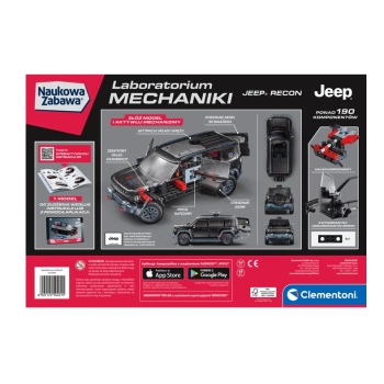 Naukowa Zabawa Laboratorium Mechaniki Jeep Recon Język Polski Clementoni 50401