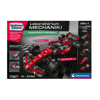 Naukowa Zabawa Laboratorium Mechaniki Samochód Wyścigowy Język Polski Clementoni 50403