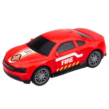 Zestaw Strażacki Ratunkowy Ciężarówka Laweta Auto Helikopter Światła Dźwięk