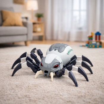 Pająk Robot Zdalnie Sterowany RC Efekt Dymu Światła Dźwięki