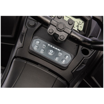 Quad Na Akumulator ATV 6 Kół Z Przyczepką JC606 24V 4x4 Niebieski