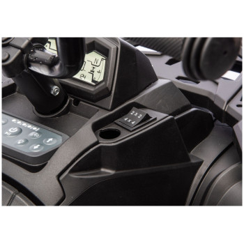 Quad Na Akumulator ATV 6 Kół Z Przyczepką JC606 24V 4x4 Zielony