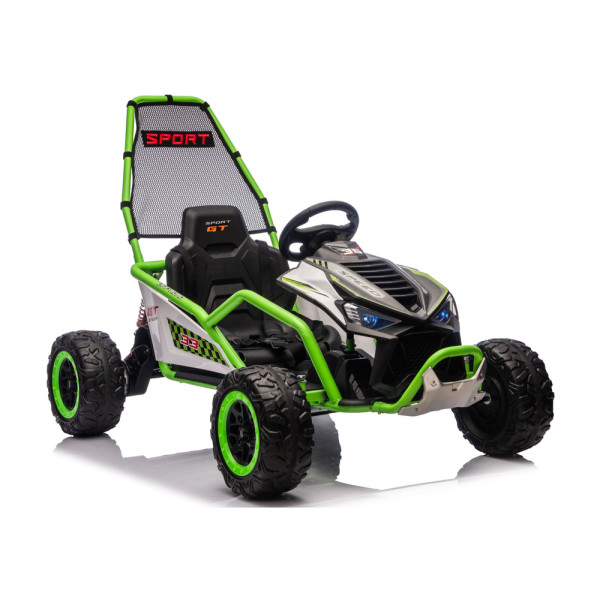 Pojazd Na Akumulator DM-107 24V7 Cichy Silnik Zielony