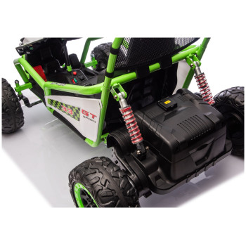 Pojazd Na Akumulator DM-107 24V7 Cichy Silnik Zielony