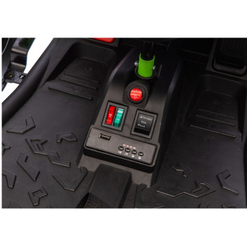 Pojazd Na Akumulator DM-107 24V7 Cichy Silnik Zielony